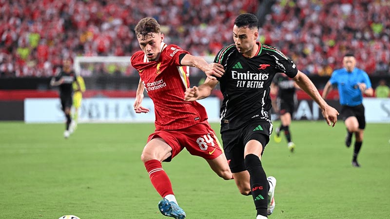 Phong độ thi đấu Liverpool vs Arsenal
